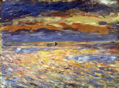 Pierre-Auguste Renoir Sunset at Sea oil painting picture